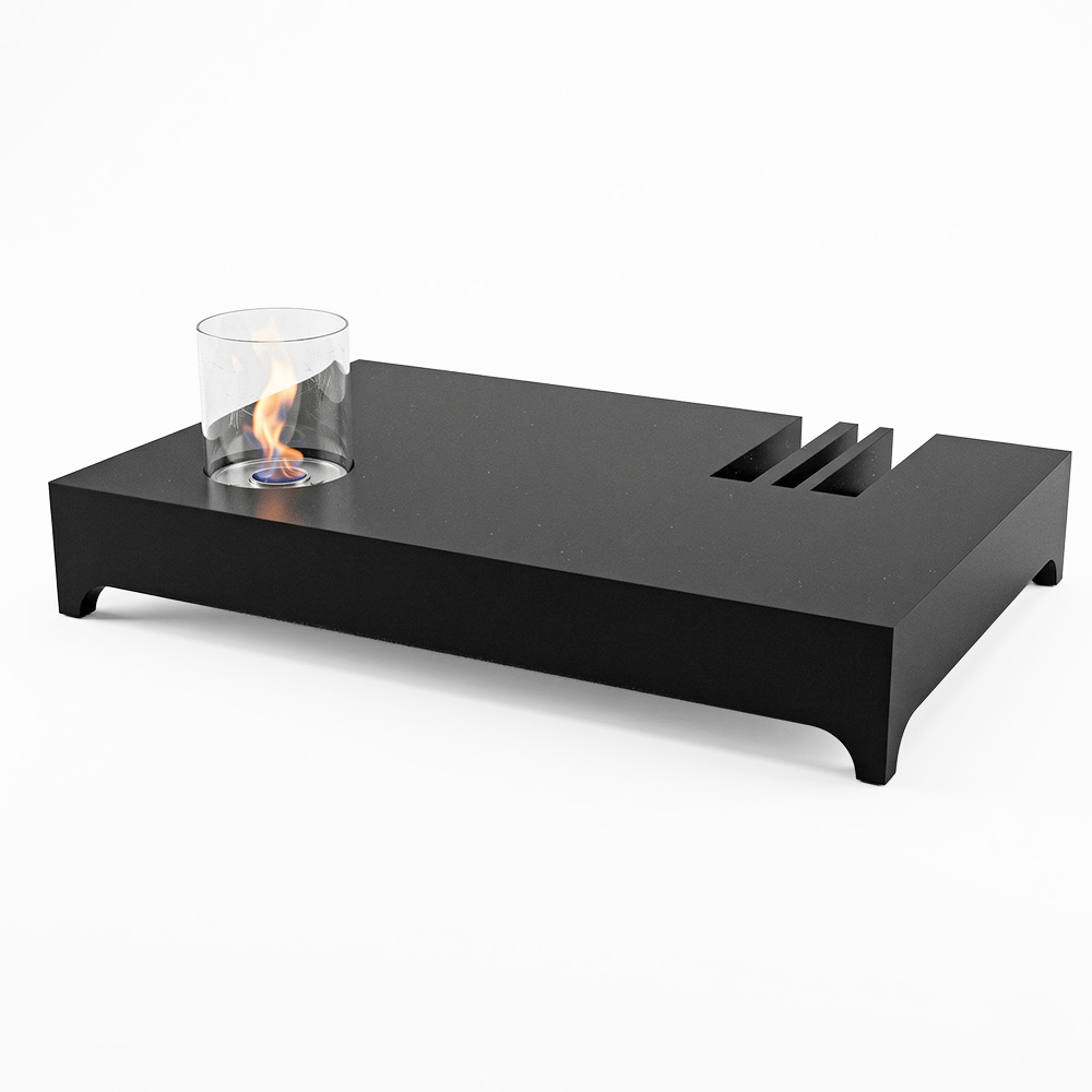  Buy Contemporary Floor-Standing Ethanol Fireplace - VPF-FD89-BLACK Black 16958 - in the EU