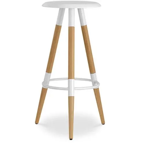  Buy Scandinavian style stool - Metal White 59144 - in the EU