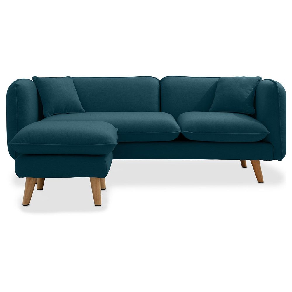  Buy Scandinavian style corner sofa - Eider Dark blue 58759 - in the EU