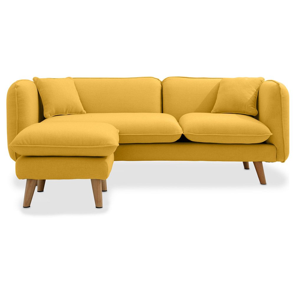  Buy Scandinavian style corner sofa - Eider Yellow 58759 - in the EU