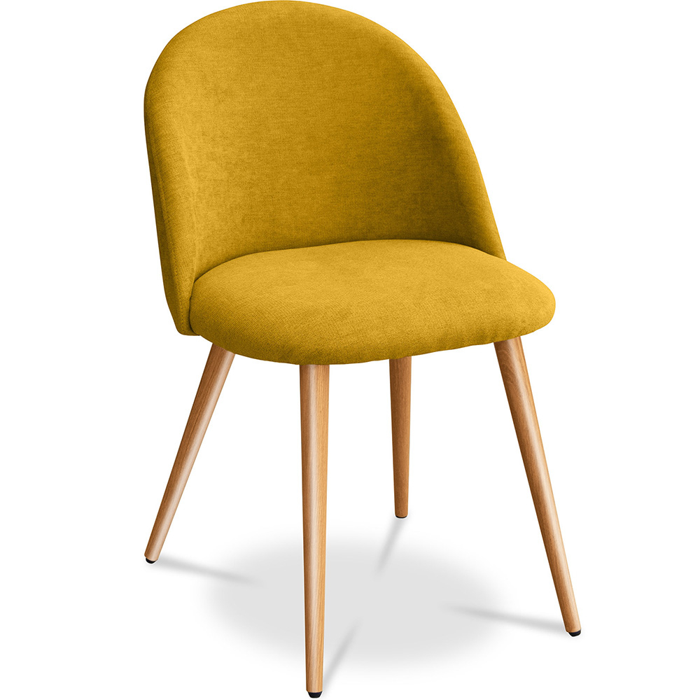  Buy Dining Chair - Upholstered in Fabric - Scandinavian Style -Bennett  Yellow 59261 - in the EU