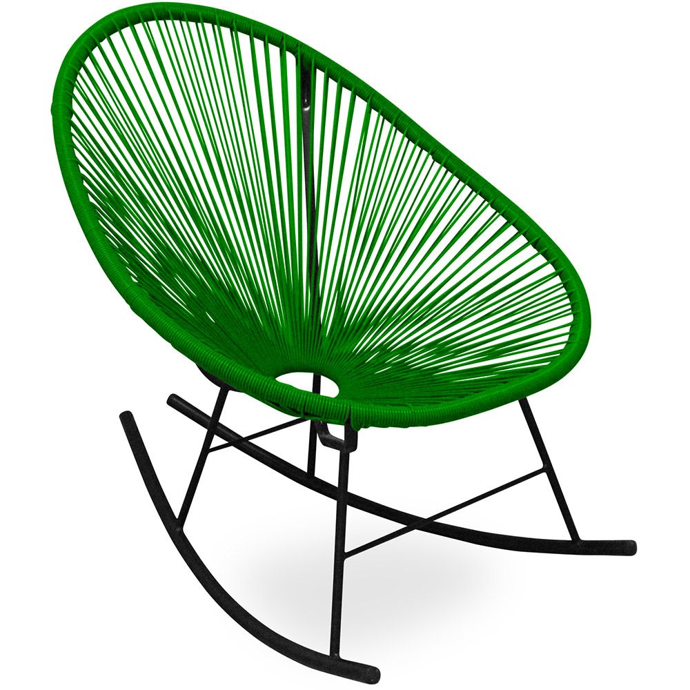  Buy Acapulco Rocking Chair - Black legs  Light green 59411 - in the EU