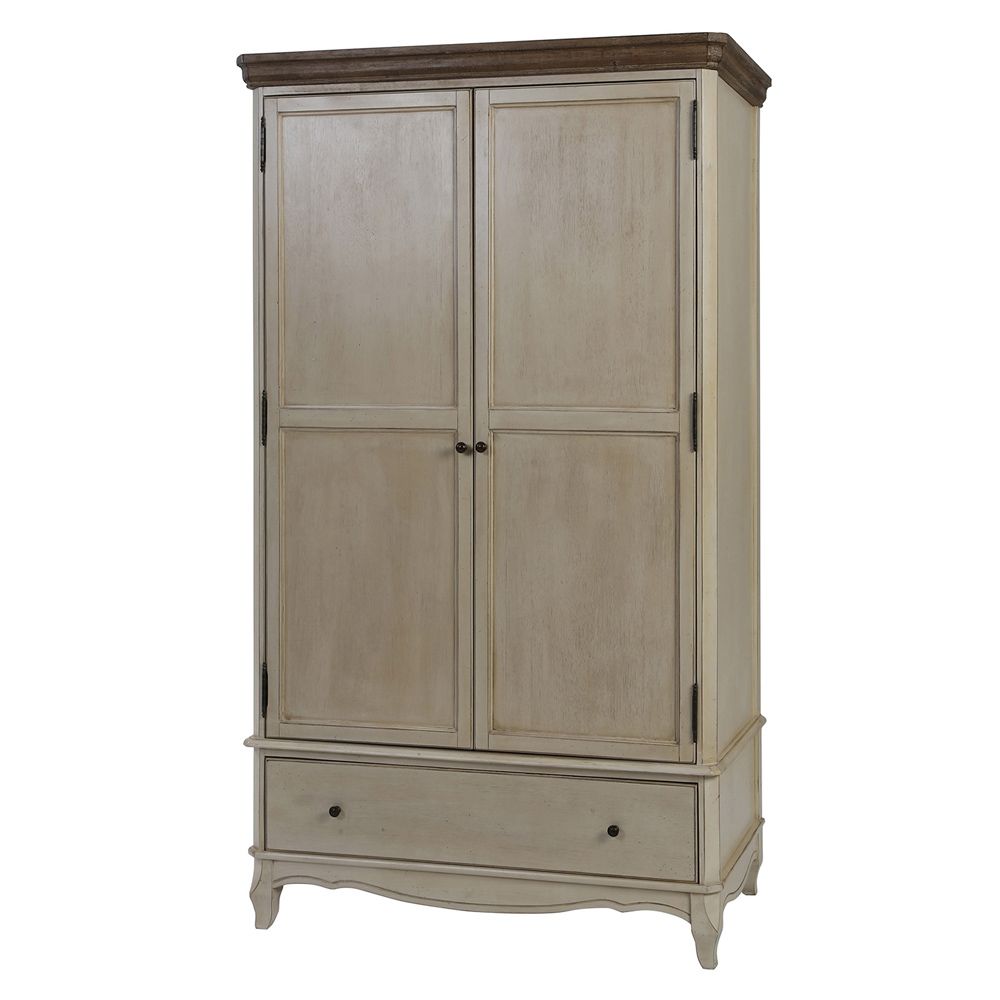  Buy Country Chic Wardrobe - Waxed Wood Beige 29247 - in the EU