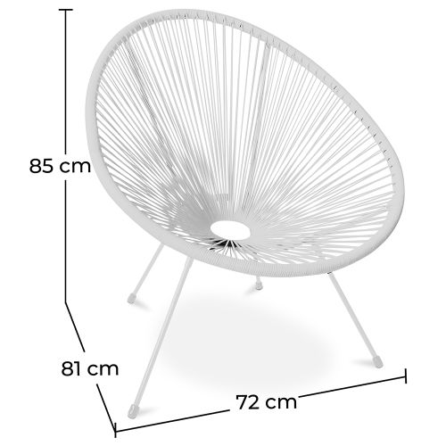 Buy Acapulco Chair White Legs New edition in the Europe MyFaktory