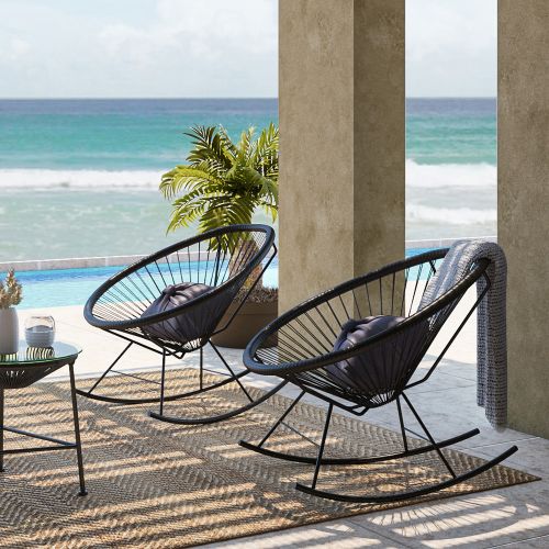 Buy Acapulco Rocking Chair Black legs New edition in the Europe MyFaktory
