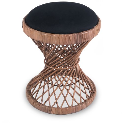 Rattan stool with cushion discount