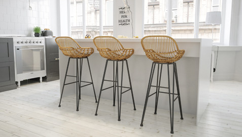 Synthetic Wicker Bar Stool Magony, Most Stable Bar Stools