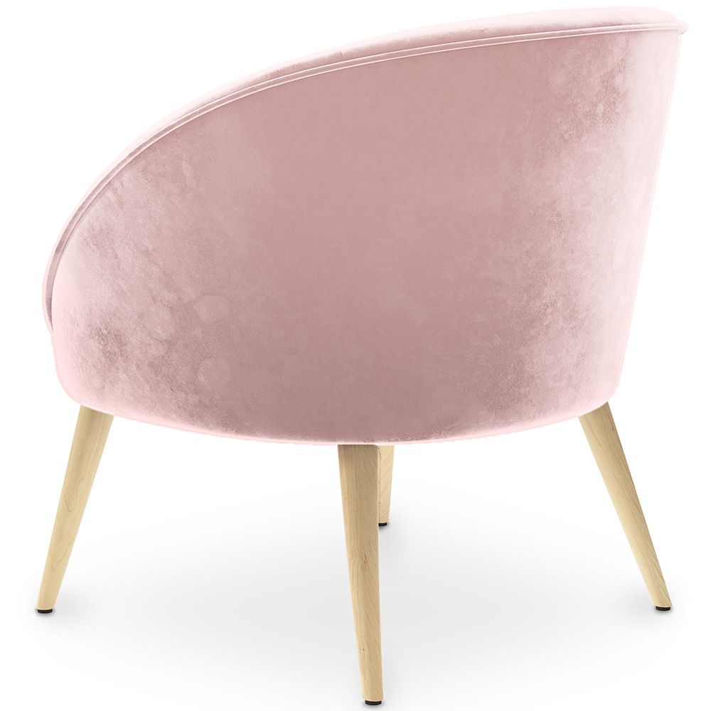 Dusky pink sales occasional chair