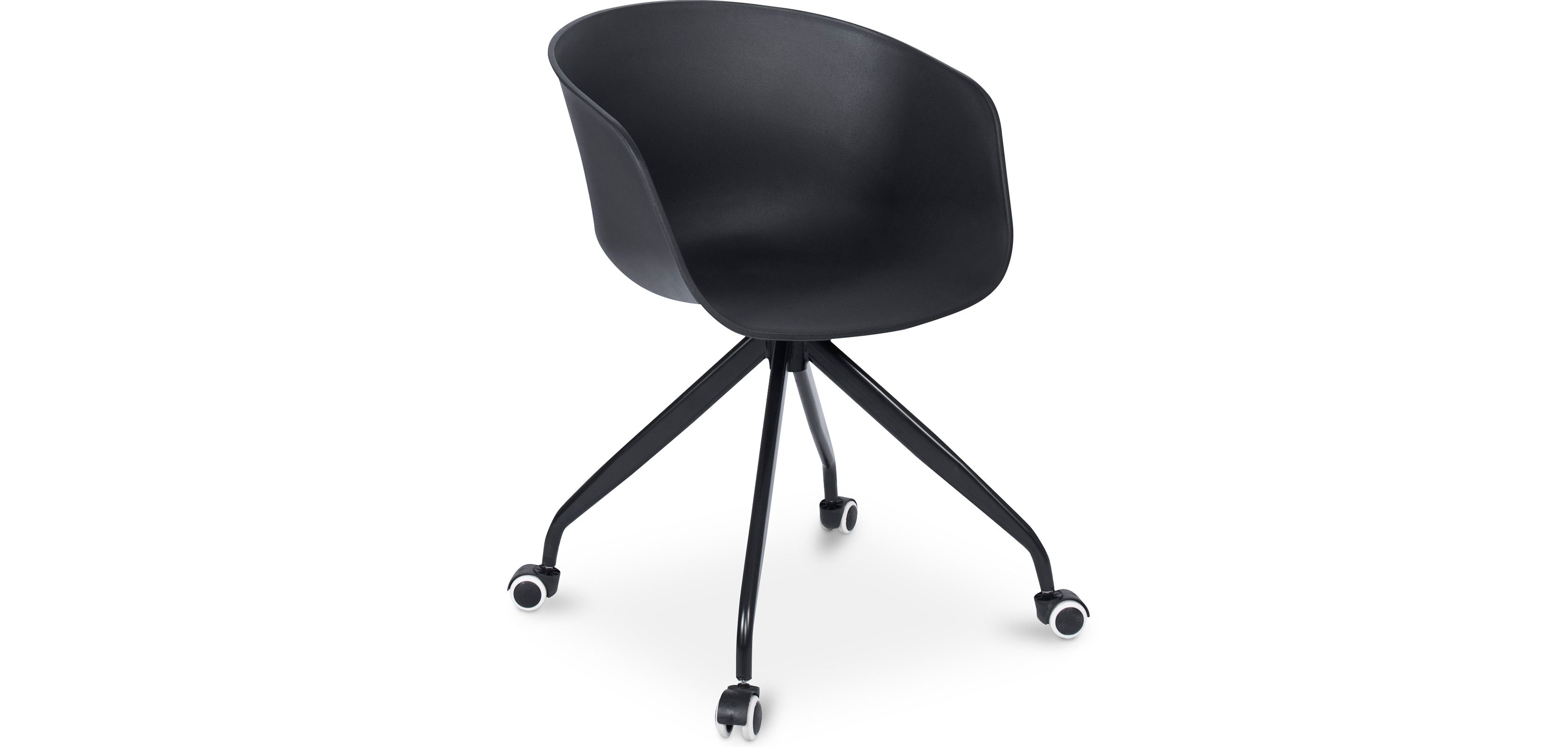 Buy Design Office Chair with Wheels White 59885 in the Europe MyFaktory