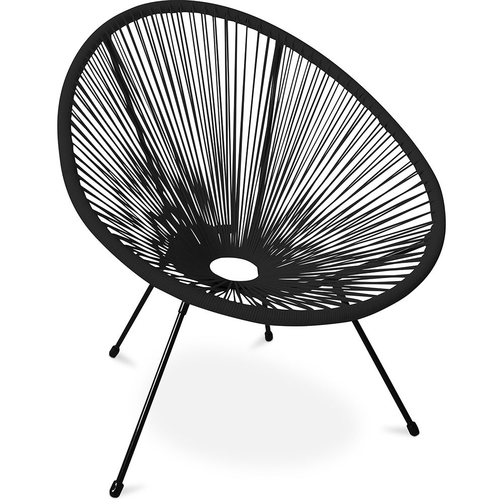 Black 2025 acapulco chair