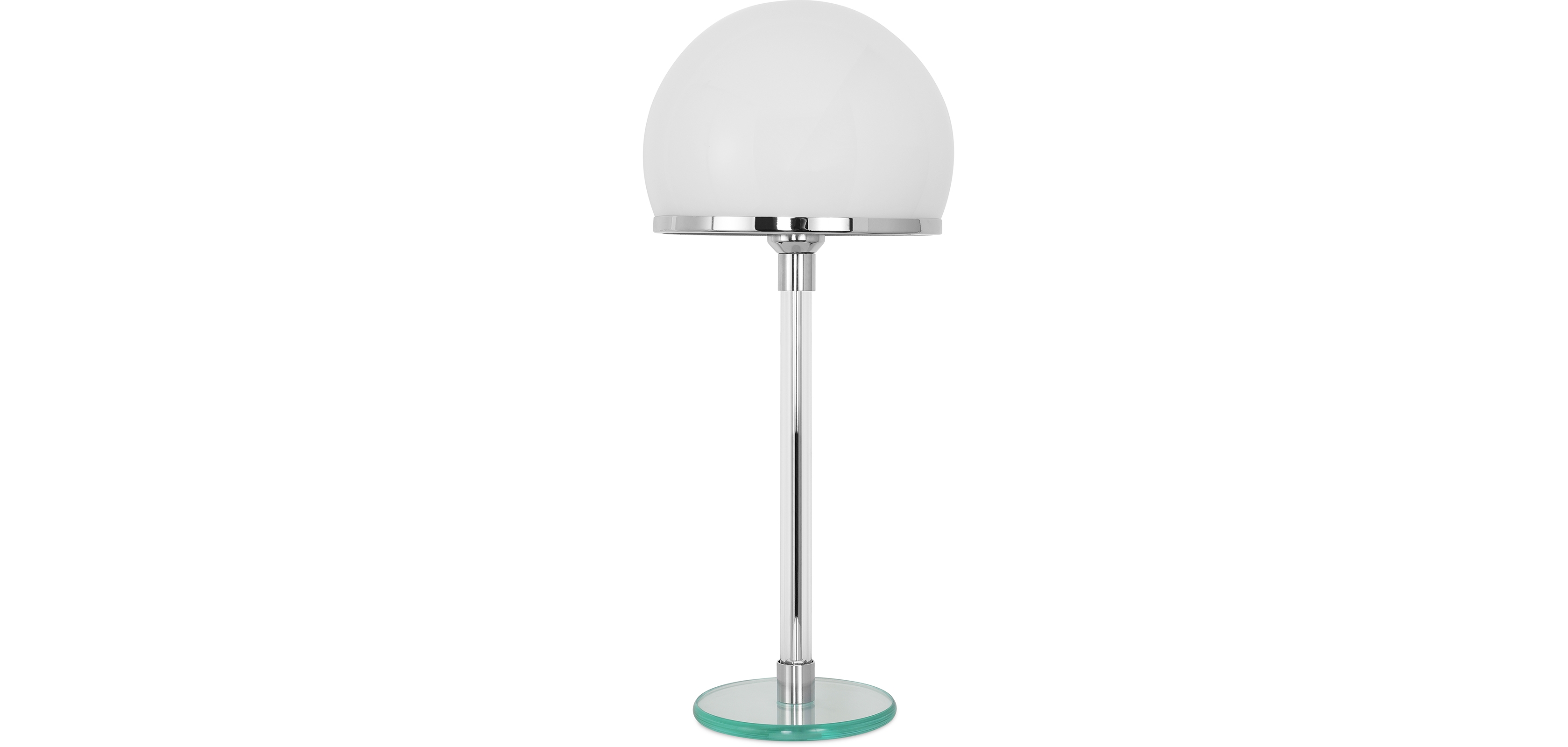 Buy Bauha Desk Lamp - Chrome Copper/Opal Glass White 13292 - in the EU