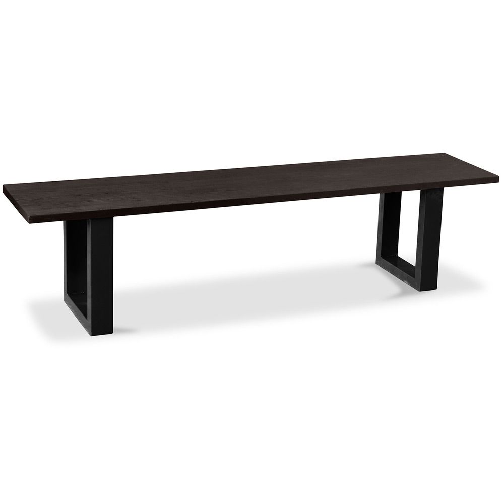 Buy Industrial Style Wooden Bench Black 58438 In The Europe Myfaktory