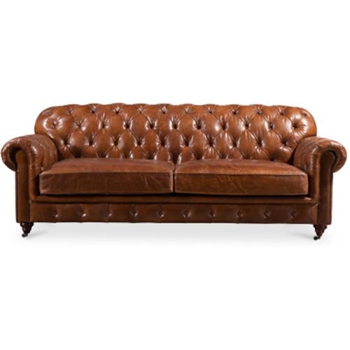 Vintage Chesterfield Style Leather, Vintage Chesterfield Leather Sofa