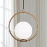 Buy Hanging light, metal and glass - Gele Gold 60027 - prices