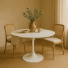 Buy Round Fiberglass Tulipa Table - 110cm White 29845 - prices