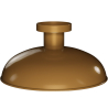 Buy Ceiling Lamp - Vintage Wall Light - Sine Aged Gold 60677 home delivery