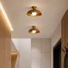 Buy Ceiling Lamp - Vintage Wall Light - Sine Aged Gold 60677 with a guarantee