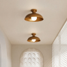 Buy Ceiling Lamp - Vintage Wall Light - Sine Aged Gold 60677 in the Europe