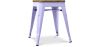 Buy Industrial Design Stool - Wood & Steel - 45cm - Metalix Lavander 58350 in the Europe