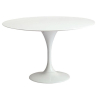 Buy Round Fiberglass Tulipa Table - 110cm White 29845 - in the EU