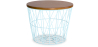 Buy Side Table Basket –- Modern Style Light blue 58416 in the Europe
