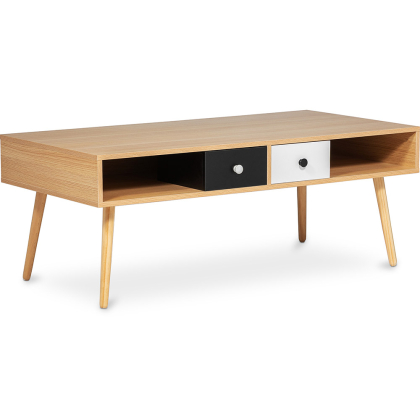 Buy Scandinavian style coffee table in wood - Reui Natural wood 60407 home delivery